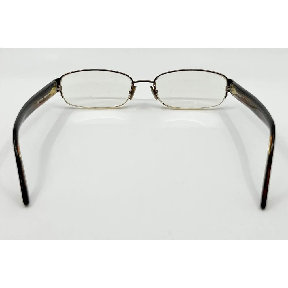 Vera Wang Eyeglasses Womens Brown V127-TA Rhinestone Accents 53-17-135